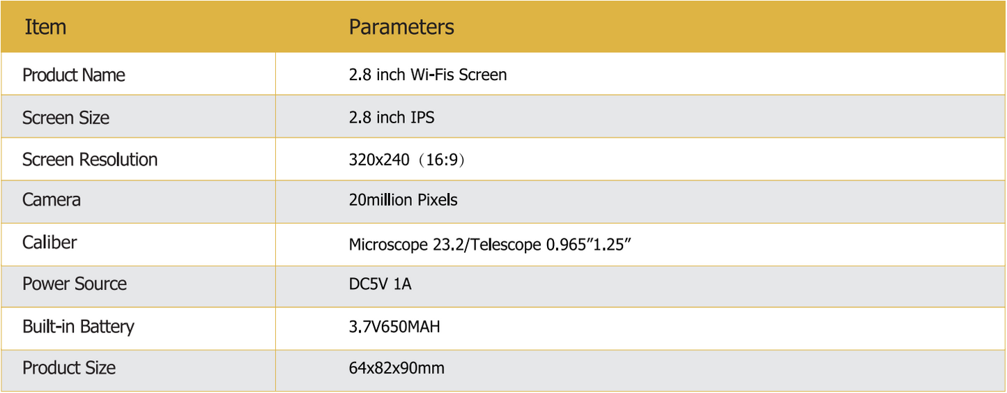 CAST LETON CLMC-6 2.8 "WI-FI DISPLAY